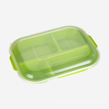 BPA Free Divided Plastic Lonch Box Recipiente de alimentos
